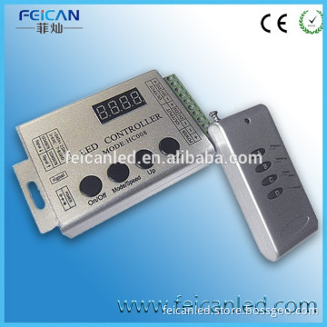 led rgb rf controller DC12~24V 12A wireless led rf controller rgb 4keys Aluminum version for magic dream color led strip light